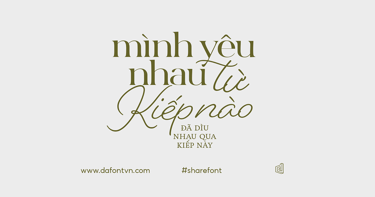 Font Việt Hóa - Beloved Script Mang Phong Cách Cổ Điển Của Thế Kỷ 20